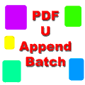 PDF U Append Batch icon